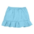 thumbnail image 4 of Wxolcjlv Womens Ruffle Hem Mini Skort High Rise Fitted Silhouette Travel Casual Skorts, 4 of 5
