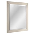 thumbnail image 6 of Head West Brushed Nickel Frame Vanity Mirror with Chrome Liner - 27.5" x 33.5", 6 of 10