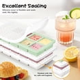 thumbnail image 5 of General Ice Cube Trays with Lid, 3 Pack 10 Cubes 2 Tbsp. Silicone Ice Cube Trays for Freezer, Perfect for Freezing and Storing Ice Cubes, Chocolates, Sauces, Juices, Fruit Purees and More, BPA Free, 5 of 18