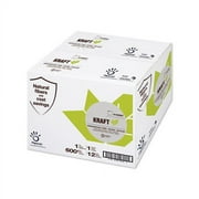 Papernet Heavenly Soft Hardwound Paper Towel Kraft, 7.8" x 600 ft, Brown, 12 Rolls/Carton