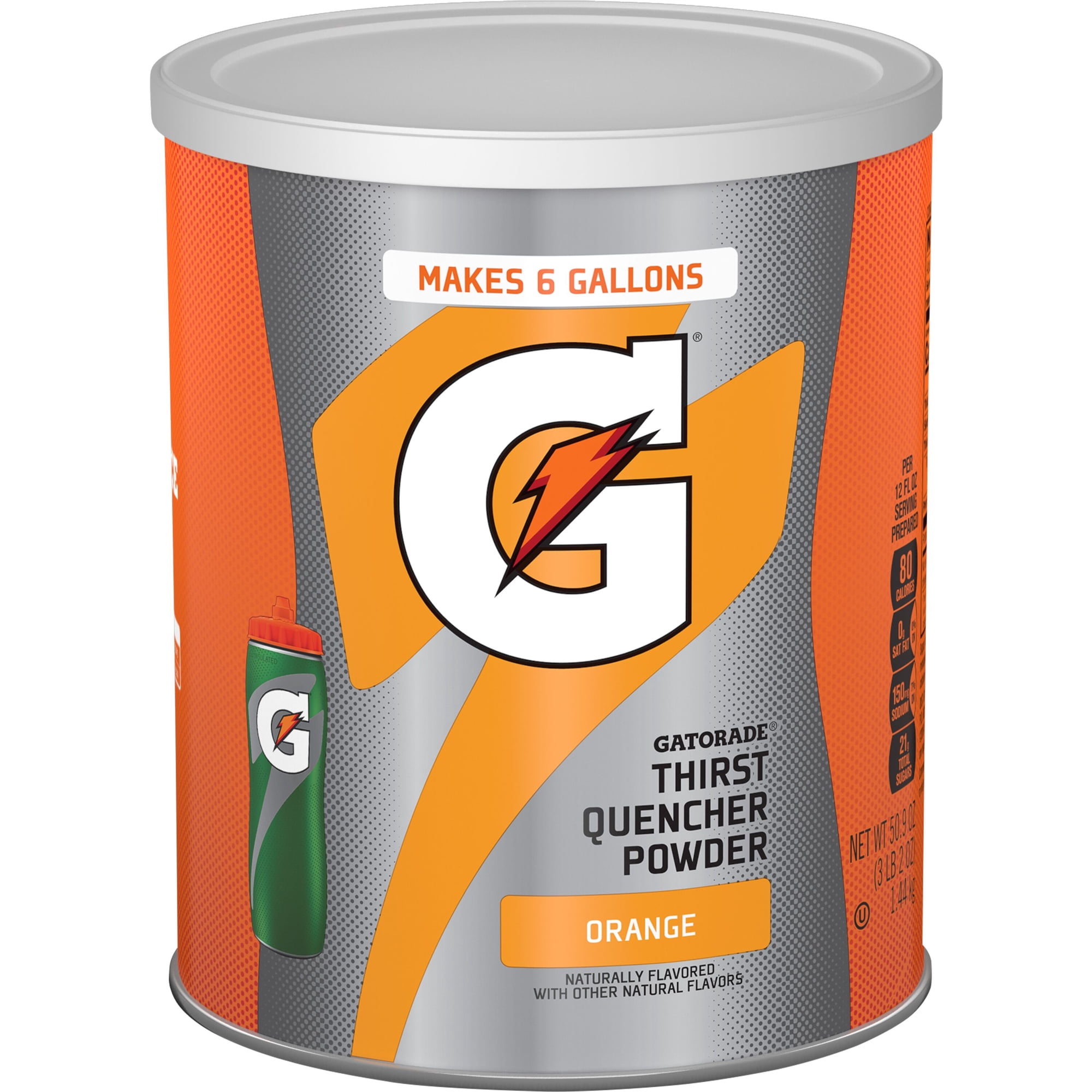Gatorade Thirst Quencher Orange Flavor, Powdered Energy Drink Mix, 50.9 oz, 1 Count