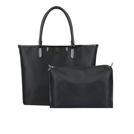 Victorinox Nylon Briefcase - Fitibest Women Classic Shoulder Bag Lightweight Nylon Business Work Office Briefcase with Vice Zipper Toto Bag For Women