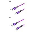 thumbnail image 2 of Inteprter Cable de carga Cable USB tipo C rápido Cable de datos Nylon trenzado Móvil Type6 NO6, 2 of 6