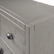 Camaflexi Hampton 33W Five Drawer Wood Chest in Dritfwood Finish