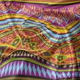 thumbnail image 5 of Ambesonne Mexican Valance Pack of 2, Folk Vintage Geometric, 54"X12", Multicolor, 5 of 5
