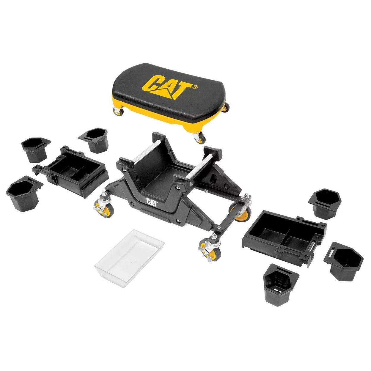 CAT Rolling Utility Seat with Detachable Sitting Creeper