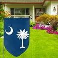 thumbnail image 2 of South Carolina Flag Pattern Garden Flag Double Sided Flags with Vivid Color for Yard Lawn Garden Decor 12.5 x18 Inch Fillet, 2 of 7