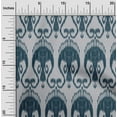 thumbnail image 1 of oneOone Cotton Poplin Fabric Swirl Ikat Decor Fabric Printed BTY 42 Inch Wide, 1 of 4
