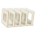 thumbnail image 3 of Estantería de madera para escritorio, moderna y sencilla, organizador de mesa para escritorio, hogar, dormitorio. Blanco, 3 of 9