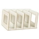thumbnail image 3 of Estantería de madera para escritorio, moderna y sencilla, organizador de mesa para escritorio, hogar, dormitorio. Blanco, 3 of 9