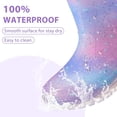 thumbnail image 5 of MOBYDICK Kids Toddler Light Up Rain Boots for Girls Waterproof Boots with Easy on Handles, Pink Purple, Size 10, 5 of 8