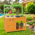 thumbnail image 4 of Costway Mud Kitchen for Kids with Realistic Stoves Faucet Sink Oven & Cookware Accessories, 4 of 10