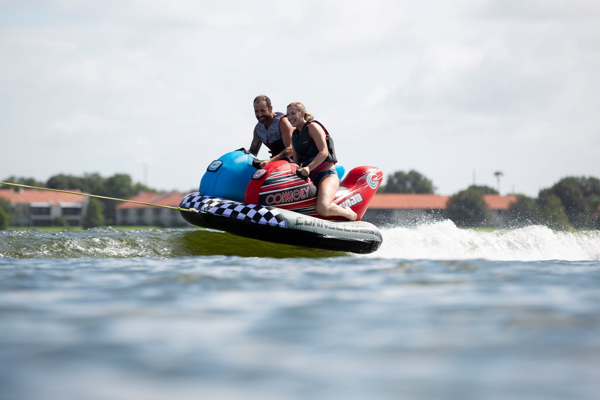 CWB Connelly Ninja 2 Person Saddle Seat Inflatable Boat Towable Water Inner Tube