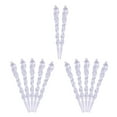 thumbnail image 2 of Christmas Clearance! Christmas Tree Ornaments 12 Pcs Icicles Ornament Set Christmas Tree Decoration Hanging Ornamnets Set (White), 2 of 8