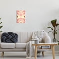 thumbnail image 2 of Desert Sunset Pink Shapes Abstract Graphic Art Unframed Art Print Wall Art, 2 of 6