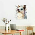 thumbnail image 2 of Autua Cute Dog Art Modern Canvas Prints for Living Room Bedroom Home Office Wall Decor 16x20 in, 2 of 5