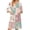 Pink(Vintage Floral Print), variant on Zipper Robes for Women Lightweight Loose Fit Summer Housecoats for Women Zipper Front 3/4 Length Sleeve Knee Length Vintage Floral Print Casual Pajama Sleepwear with Pockets Army Green XXL