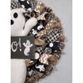 thumbnail image 3 of Halloween Ghost Wreath Cute Boo Ghost Wreath Sky Door And Window Scene Decoration Props, 3 of 5