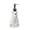 White, variant on Moonsky Lemon Dispenser, Resin Citrus Soap Bottle, Fresh Yellow Design with Silver Pump for Kitchen Bathroom, Creative Home Gift