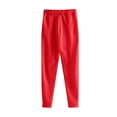thumbnail image 5 of 2 Piece Sets for Women Sawvnm Women's Fashion Two Piece Sets for Women - Solid Color Round-Neck Long Sleeve Top and Pants with Elastic Waist, 5 of 5
