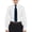 Indigo, variant on PE Boys and Kids Long Sleeve Dress Shirt Solid White, Indigo Tie
