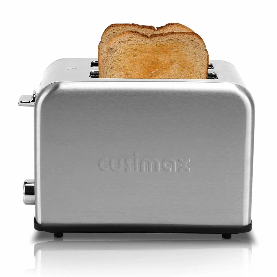 Cusimax CMST80S Bakery Toaster 2/4 Slice Extra Wide Slot Toaster