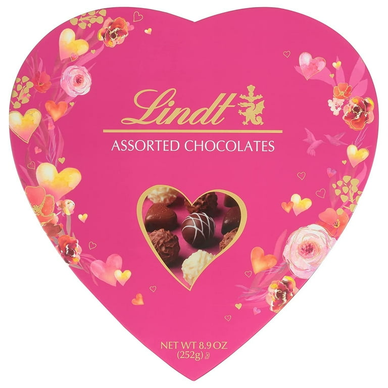Lindt Valentine's Classic Heart Assorted Gourmet Chocolate Candy
