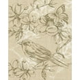 thumbnail image 2 of Zarris, Chariklia 20x24 Gold Ornate Wood Framed with Double Matting Museum Art Print Titled - Springs Song II, 2 of 4