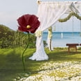 thumbnail image 6 of yotijay 3D Paper Flower Decoration Elegant for Nursery Wall Shop Window Display Home Red, 6 of 9