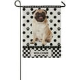 thumbnail image 6 of Decorative Outdoor Double Sided Pug Garden Flag Welcome Quote, House Yard Flag, Garden Yard Decorations, Seasonal Outdoor Flag 12.5"x18", 6 of 6