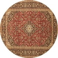 thumbnail image 1 of Ahgly Company Indoor Round Persian Brown Traditional Area Rugs, 6' Round, 1 of 4