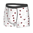 thumbnail image 5 of Goofa Ladybugs Flying On Dotted Route Printed Men's Boxer Briefs Underwear, Moisture-Wicking Underwear, Trunk,Soft and Breathable Cotton Underwear-Large, 5 of 9