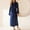 Navy, variant on Fnooota Womens Sleepwear Robes & Bathrobes, Warm Flannel Soft Long Sleeve Loungewear with Belt Purple Size XL