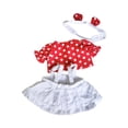 thumbnail image 2 of Ropa para muñecas de 20 cm CUTICAT accesorios de muñecas Falda de punto con rojas, 2 of 8