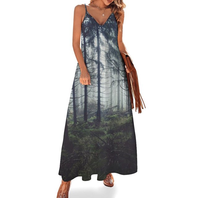 Vestido sin mangas Through The Trees vestidos para mujer 2024 vestidos de fiesta de diseñador de lujo vestido sexy sensual de verano para mujer