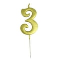 thumbnail image 2 of Candles Promotion Sale! Nomeni Birthday Number Candle 3D Shape Birthday Candle Decoration Birthday Cake Candle, Home Decor Clearance Sale, 2 of 6