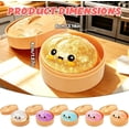 thumbnail image 2 of Glitter Dumpling, 2026 New Glitter Dumpling Squeeze with Box, Dumplings Sensory Squeeze Toys for Stress Relief, Soft Slow Rising Fidget Toys for K*ids Adults Classroom Rewards Party Favors (Pink), 2 of 8