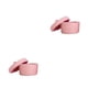 thumbnail image 3 of Almacenamiento de escritorio Wosthever Cestas tejidas elegantes y funcionales rosa con tapa L 2Conjunto, 3 of 6