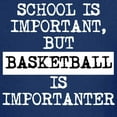 thumbnail image 3 of CafePress - Basketball Is Importanter T Shirt - Dark T-Shirt Kids XS-XL, 3 of 4