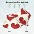 thumbnail image 5 of Bingfone Love Bucket Hat For Men Women,Packable Reversible Printed Sun Hats,Fisherman Outdoor Travel Hiking Beach Caps, 5 of 9