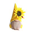 thumbnail image 2 of 1PC Sunflower Bee Ladybug Summer Gnome Mantel Display, Farmhouse Tiered Tray Rustic Scandinavian Gnome Figurines, Spring Summer Faceless Plush Doll, 2 of 9