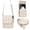 Beige, variant on ELEHOLD Faux Leather Crossbody Bag for Samsung Galaxy Z Flip 7/6/5/4/3,Moto Razr 2025/Razr+ 2025, Lightweight Slim Travel Pouch Magnetic Closure Non-Slip Shock-Absorbent Mini Phone Purse,White