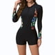 thumbnail image 5 of MKLEKYY Trajes De Baño Mujer Dos Piezas Women Swimsuit Fashion Jumpsuit Long Sleeved Surfing Suit Swimsuit Hot Spring Diving Suit, 5 of 6