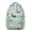 Greenish-blue-56, variant on Farm Horse and Floral Print Backpack – Pony and Wild Horse Pattern Schoolbag with Cute Unicorn and Retro Rainbow Style