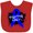 Red, variant on Inktastic Colon Cancer Fighting Back Boys or Girls Baby Bib