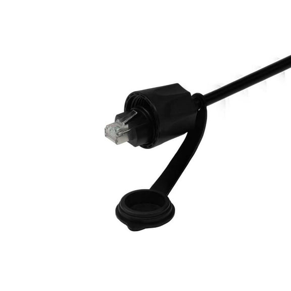 SF Cable Cat6 SSTP Industrial Outdoor Patch Cable with Dust Cap, 50 feet
