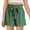 Army Green, variant on WMTBSRSW Big Girls Sumemr Shorts with Pockets Ruffle High Waisted Shorts Casual Lightweight Adjustable Tie Knot Loose Shorts 5-14 Years