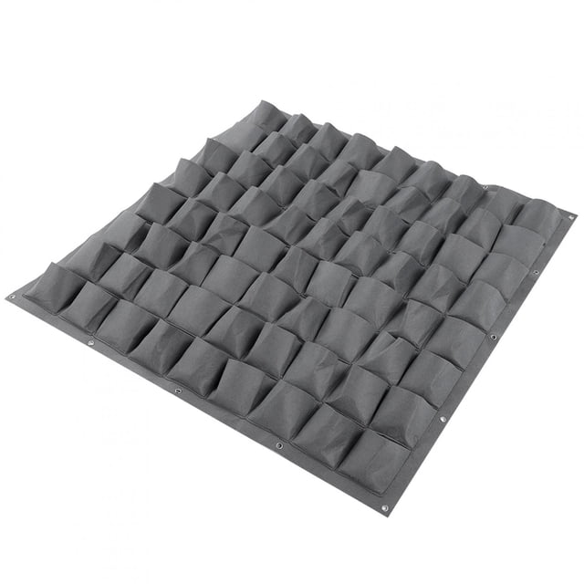 Bolsa para plantas para colgar en la pared, interior y exterior, 72 bolsillos, bolsa para plantas, macetero vertical, rendimiento confiable