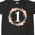 thumbnail image 4 of Inktastic 1st Birthday Rose Flower Wreath Girls Girls Baby Bodysuit, 4 of 5