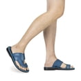 thumbnail image 2 of Peter - Leather Toe Strap Sandal | Blue, 2 of 4